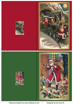 Vintage Christmas Notelets 6