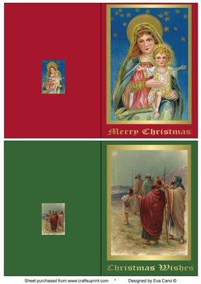 Religious Christmas Notelets 2