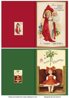 Vintage Christmas Notelets 10