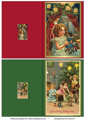 Vintage Christmas Notelets 11