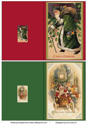 Vintage Christmas Notelets 15