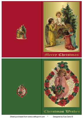 Vintage Christmas Notelets 22