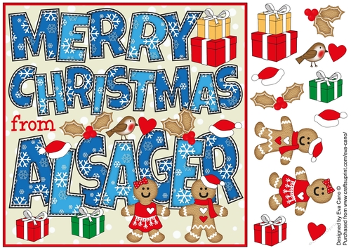 8x8 Gingerbread Christmas ALSAGER 2