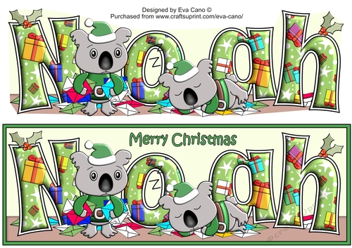 Christmas Koalas Santas Helpers NOAH large dl