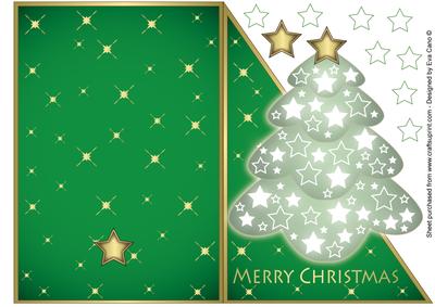 Bright Christmas Tree Cut and Fold