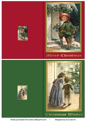 Vintage Christmas Notelets 29