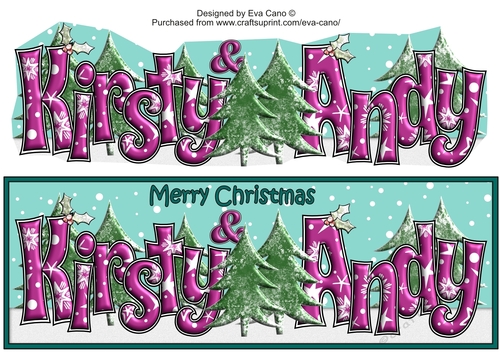 Christmas Forest KIRSTY & ANDY large dl