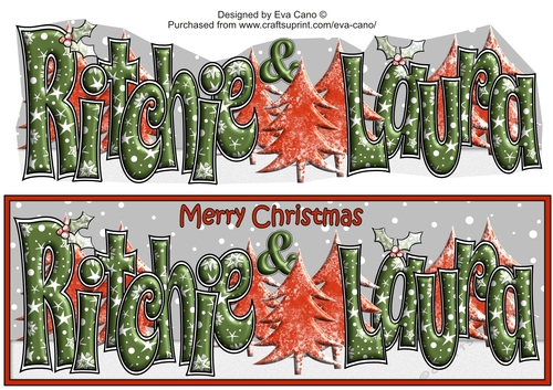 Christmas Forest RITCHIE & LAURA large dl