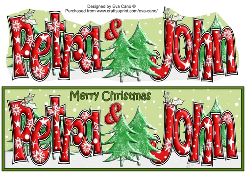 Christmas Forest PETRA & JOHN large dl