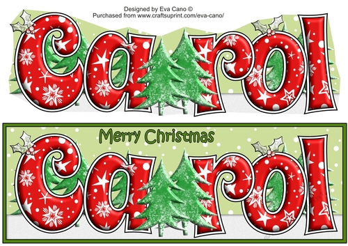 Christmas Forest CAROL large dl