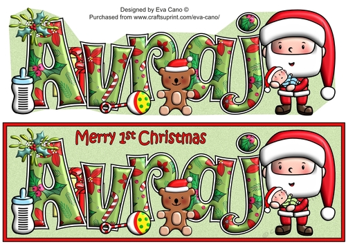 Jolly Santa First Christmas AVRAJ large dl 2