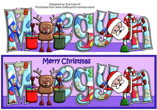 Smiley Santa and Rudolf keeping fit MEGYN large dl