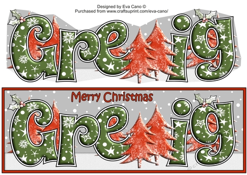 Christmas Forest GREIG large dl