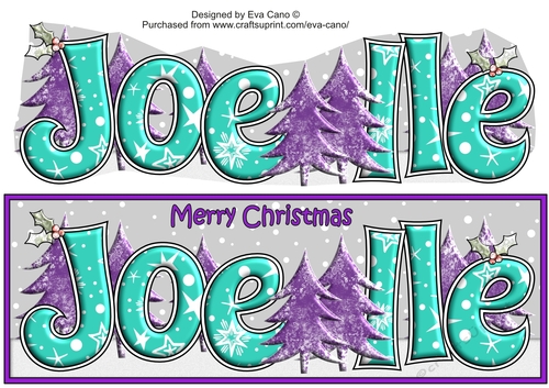 Christmas Forest JOELLE large dl