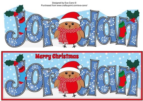 Christmas Plump Robin JORDAN large dl