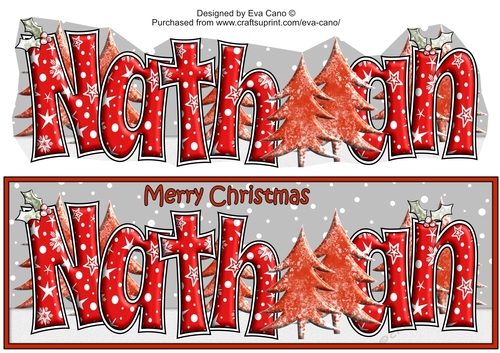 Christmas Forest NATHAN large dl