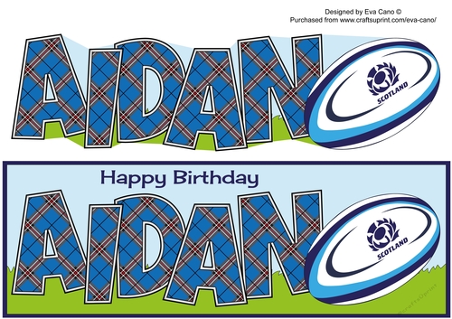 Scottish Rugby AIDAN large dl