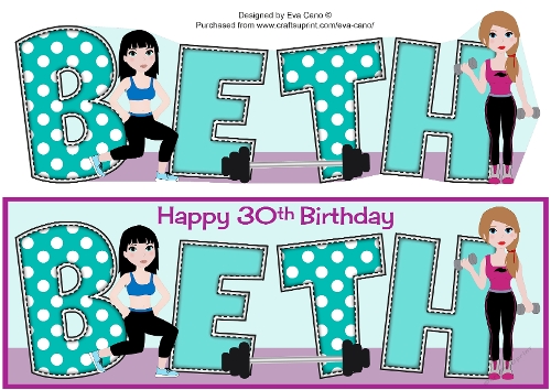 Keep Fit Ladies BETH 30th large dl