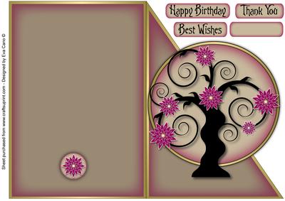 Oriental Tree Cut and Fold