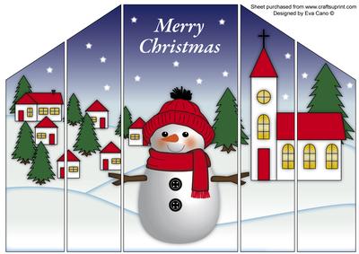 Snowman Theatre Fold Card
