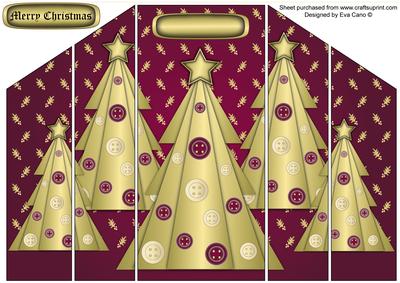 Buttons Christmas Trees Ii Theatre Fold