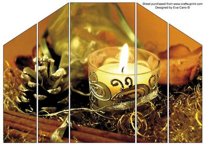 Christmas Candle Theatre Fold