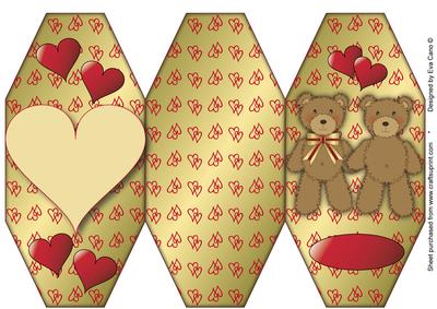 Teddy Bears Anniversary or Valentines Trifold 2