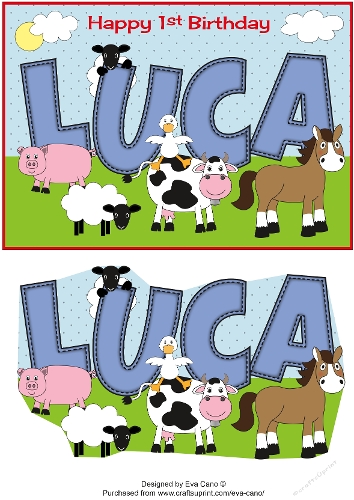 Farm Animals LUCA 1st a5