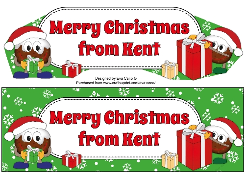 Crazy Christmas Puddings with presents FROM KENT large dl