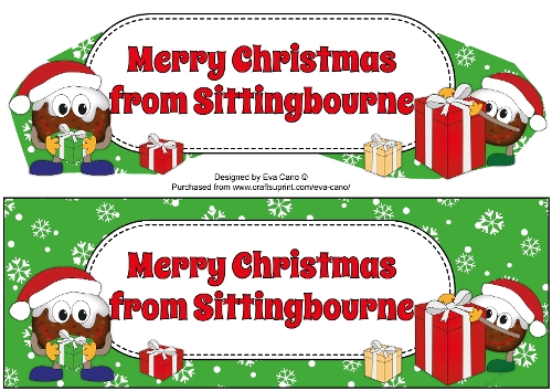 Crazy Christmas Puddings with presents FROM SITTINGBOURNE large dl