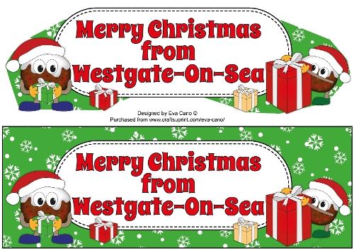 Crazy Christmas Puddings with presents FROM WESTGATE-ON-SEA large dl