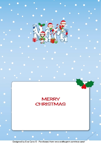 Christmas Fairies with Christmas Stockings MARA a5 insert