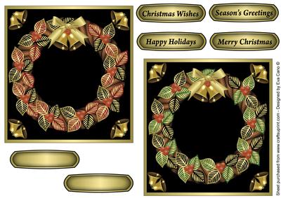 Christmas Wreath Toppers