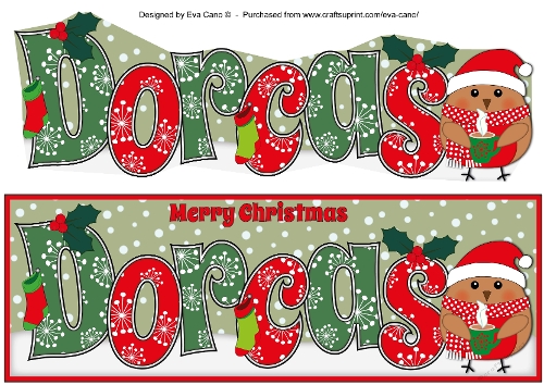 Christmas Plump Robin with Hot Drink DORCAS large dl