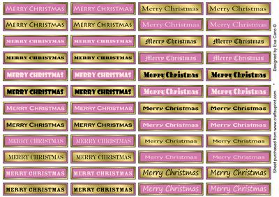 Merry Christmas Medium Tags 6