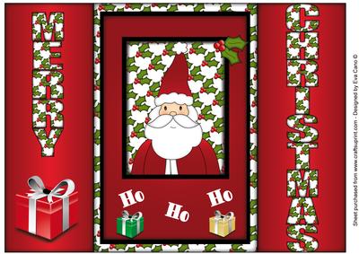 Merry Christmas Santa Gate Fold