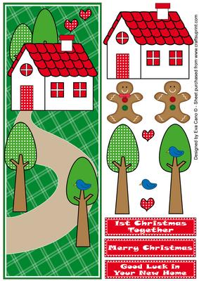 New Home or Christmas Large Dl Card