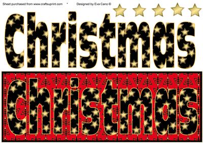 Christmas Large Dl with Decoupage