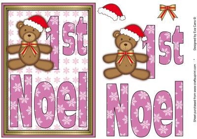 1st Noel in Pink Shades