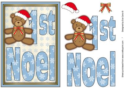 1st Noel in Blue Shades