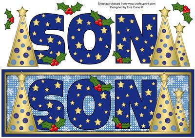 Buttons Christmas Trees Son Large Dl