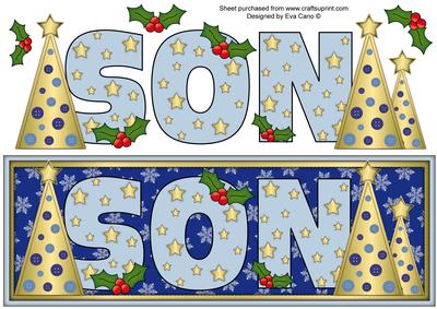 Buttons Christmas Trees Son Large Dl 2
