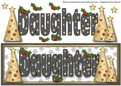 Buttons Christmas Trees Daughter Large Dl 4