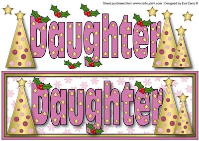 Buttons Christmas Trees Daughter Large Dl 2
