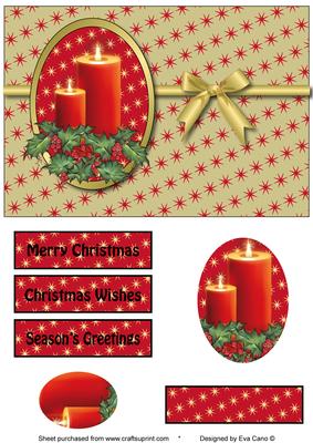 Christmas Candles Pyramid