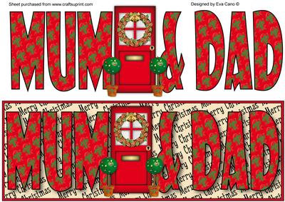 Mum and Dad with Door Large Dl