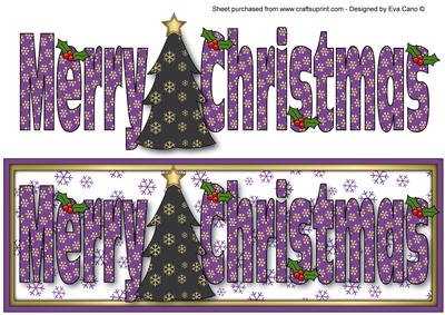 Merry Christmas with Tree Large Dl