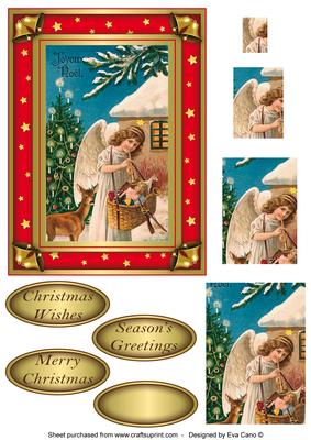 Christmas Angel Pyramid Topper 2