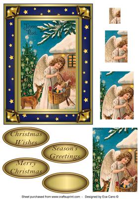 Christmas Angel Pyramid Topper