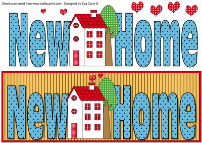 New Home Large Dl with Decoupage 3